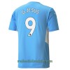 Manchester City Gabriel Jesus 9 Hjemme 2021-22 - Herre Fotballdrakt
